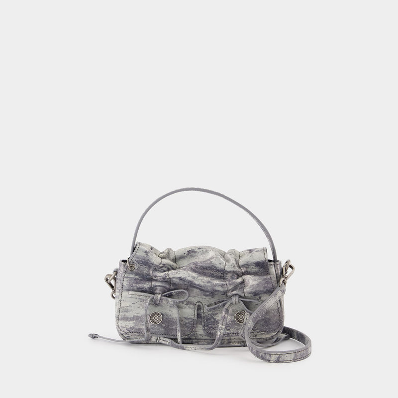 Micro Dirty Snow Crossbody - Acne Studios - Leather - Grey