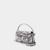 Micro Dirty Snow Crossbody - Acne Studios - Leather - Grey