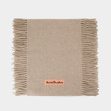 Fn Ux Scar000429 Scarf - Acne Studios - Wool - Beige