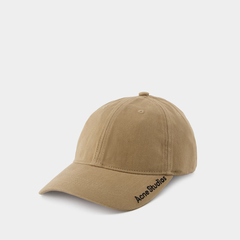 Carliy Cap - Acne Studios - Cotton - Khaki