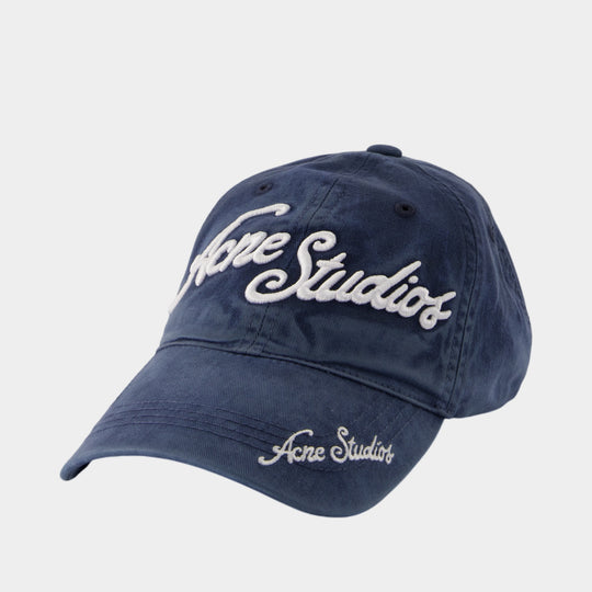 Cap - Acne Studios - Cotton - Blue