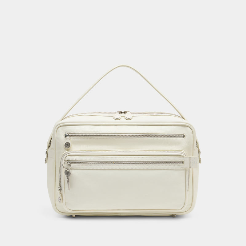 Camero Camera Shoulder Bag - Acne Studios - Leather - White