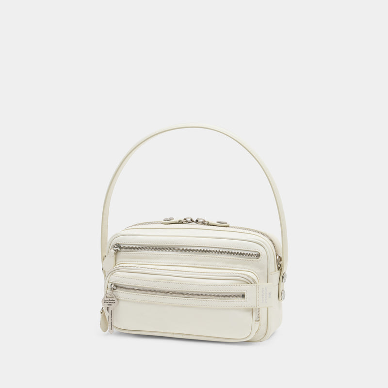Camero Party Shoulder Bag - Acne Studios - Leather - White