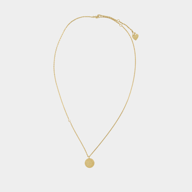 Denim Rivet Necklace - Acne Studios - Metal - Gold