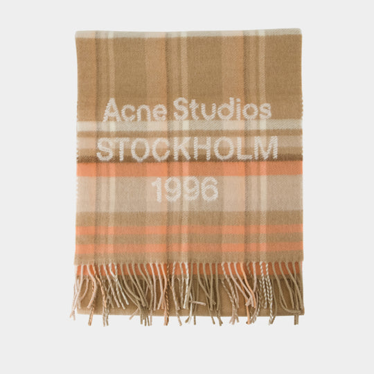 Scarf - Acne Studios - Wool - Beige