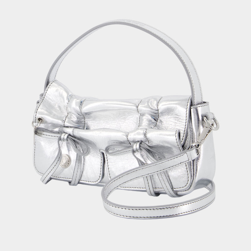 Multipocket Micro Crossbody - Acne Studios - Leather - Silver