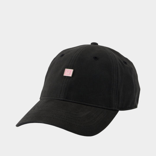 Cap - Acne Studios - Cotton - Black