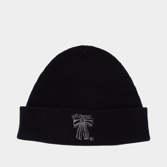 Beanie - Acne Studios - Wool - Black