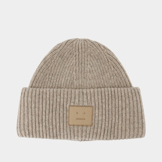Beanie - Acne Studios - Wool - Grey