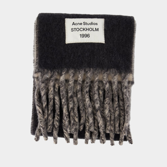 Fn Ux Scar000399 Scarf - Acne Studios - Wool - Grey