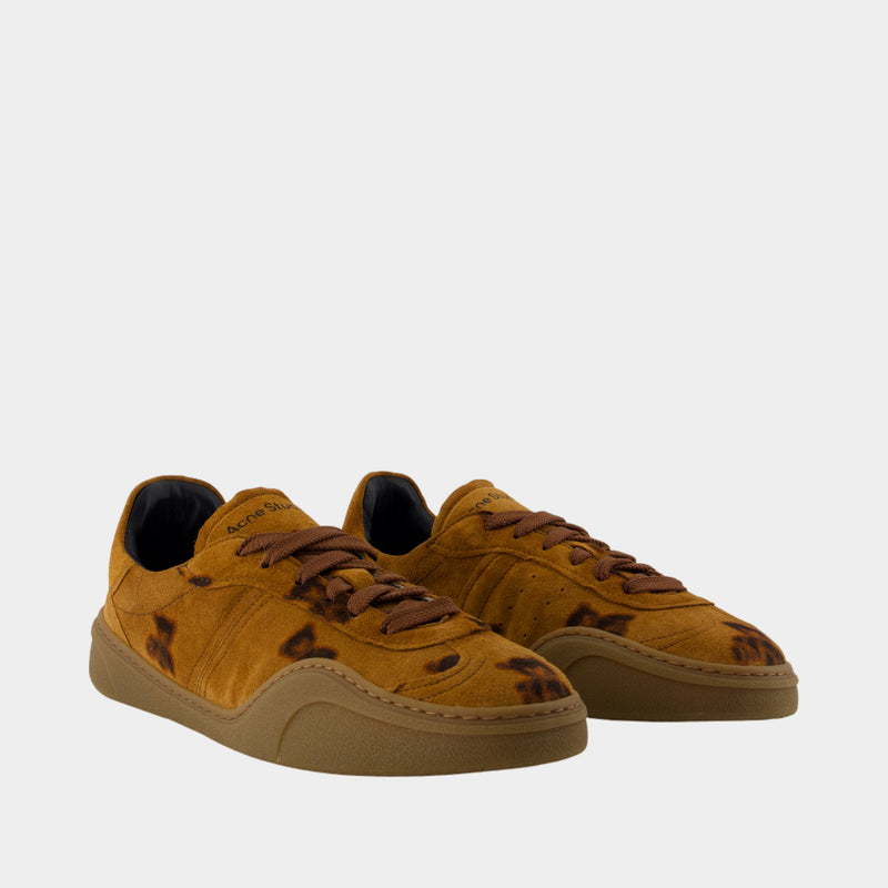 Sneakers Bars Teddy Print - Acne Studios - Leather - Khaki