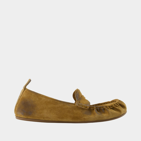 Ballerinas - Acne Studios - Leather - Khaki