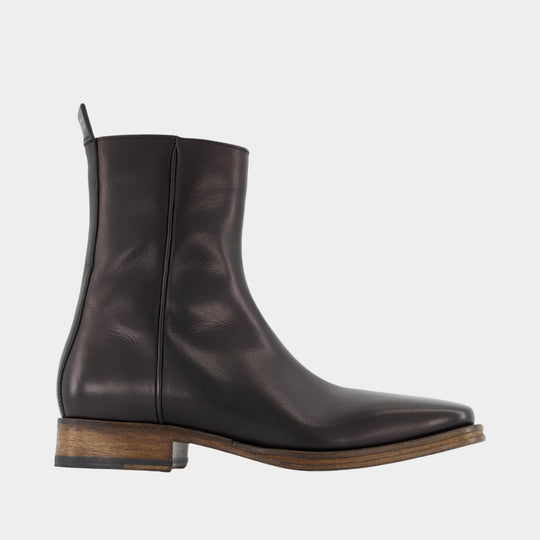 Ankle Boots - Acne Studios - Leather - Black