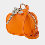 Camero Clip V Purse - Acne Studios - Leather - Orange