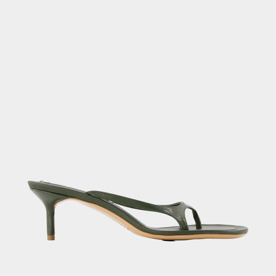 Fn Wn Shoe001001 Sandals - Acne Studios - Leather - Green