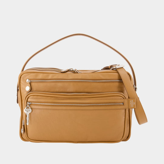 Camero Camera V Shoulder Bag - Acne Studios - Leather - Brown