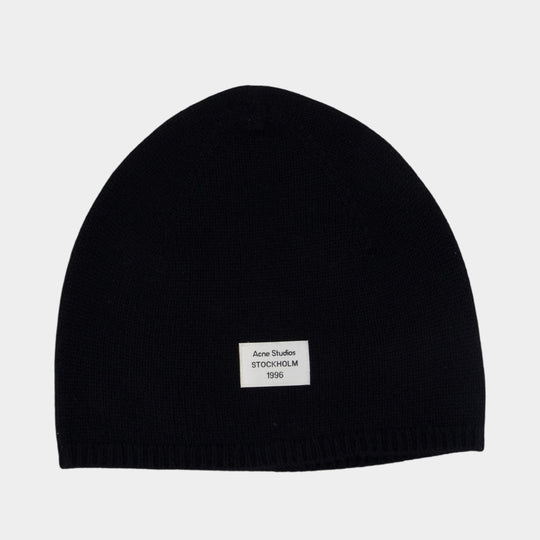 Beanie - Acne Studios - Cotton - Black