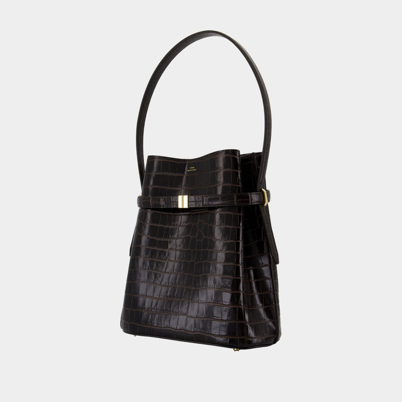 Belted Purse - TOTEME - Leather - Brown