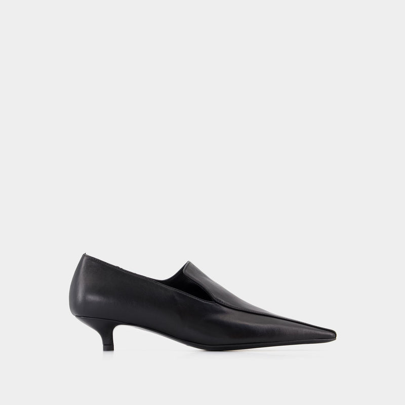 Kitten Loafers - TOTEME - Leather - Black