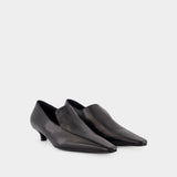 Kitten Loafers - TOTEME - Leather - Black