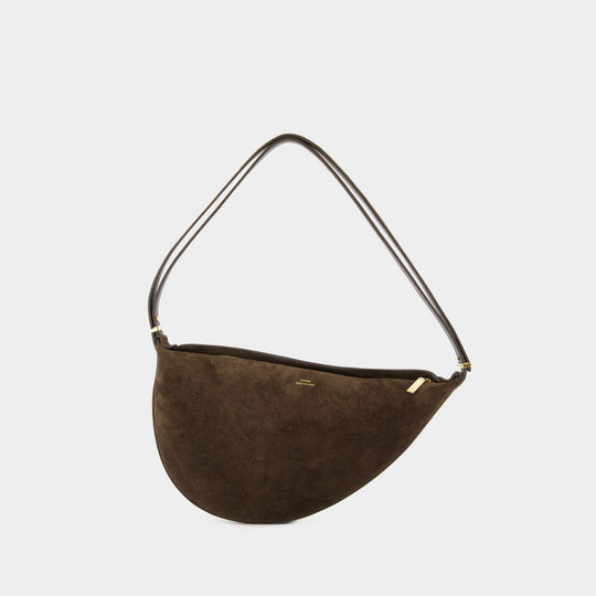 Scooped Sling Shoulder Bag - TOTEME - Leather - Brown