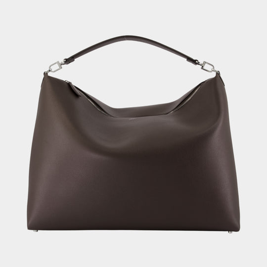 Scoop Shopper Bag - TOTEME - Leather - Brown