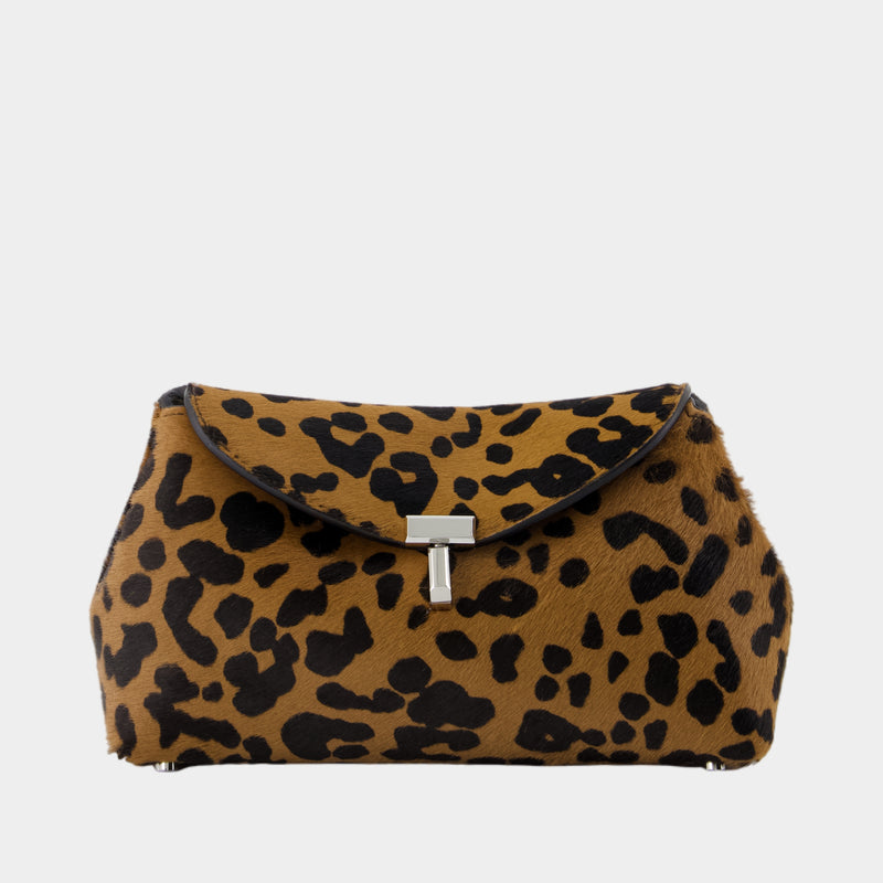 Mini T-Lock Naplack Pouch - TOTEME - Leather - Printed