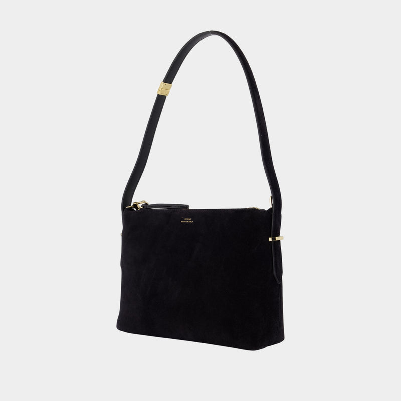 Scoop Wristlet Purse - TOTEME - Leather - Black