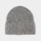 Alpaca Beanie - TOTEME - Wool - Grey