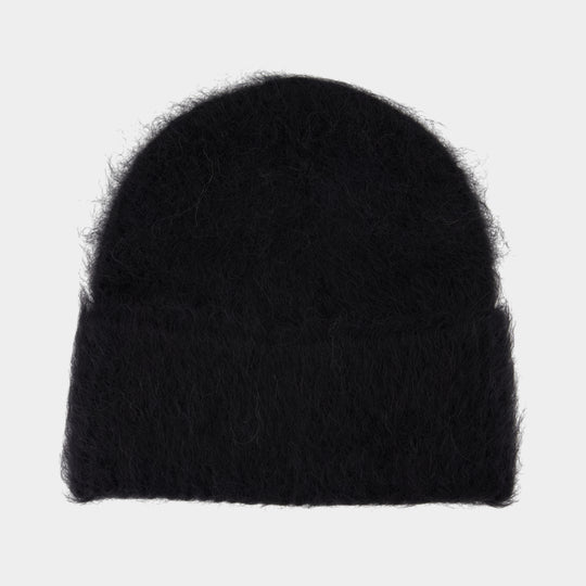Alpaca Beanie - TOTEME - Wool - Black