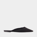 Frayed Lounge Sandales - TOTEME - Silk - Black