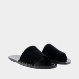 Studded Sandals - TOTEME - Leather - Black