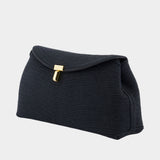 T-Lock Rope Clutch - TOTEME - Canvas - Black