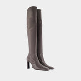 Over The Knee Boots - TOTEME - Leather - Brown