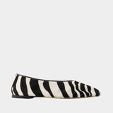 Slip Pony Hair Ballerinas - TOTEME - Leather - Multicolor