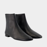 Contour Boots - TOTEME - Leather - Black