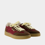 Dice T-Toe Sneakers - Axel Arigato - Leather - Burgundy