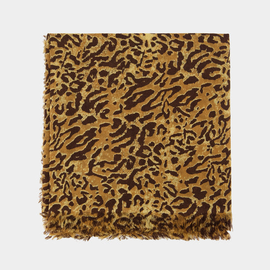 Alecia Scarf - Isabel Marant - Wool - Brown