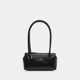 New Bauletto J Mini Shoulder Bag - MM6 Maison Margiela - Leather - Black