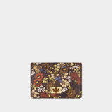 Bou Card Holder - Ganni - Synthetic - Brown