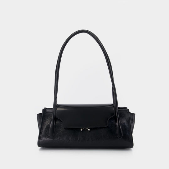Trunkette Shoulder Bag - Marni - Leather - Black