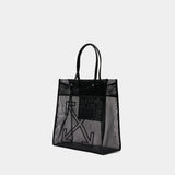 Market Tote Bag - OFF WHITE - Synthetic - Black