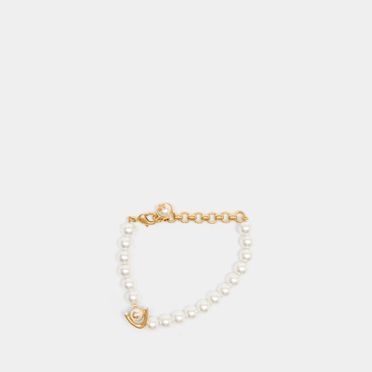 Lotus Pearl Bracelet - Casablanca - Pearls - White