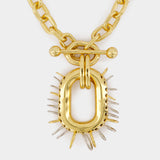 Necklace - Rabanne - Metal - Gold