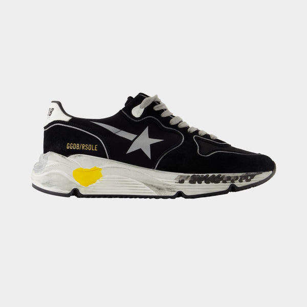 Running Sneakers in Black Nylon