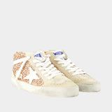 Mid Star Sneakers - Golden Goose Deluxe Brand - Leather - Pink