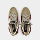 Mid Star Sneakers - Golden Goose Deluxe Brand - Leather - Burgundy