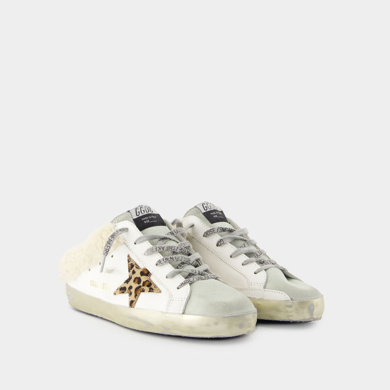 Super Star Sandals - Golden Goose Deluxe Brand - Leather - White