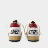 Ball Star Sneakers - Golden Goose Deluxe Brand - Leather - White