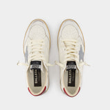 Ball Star Sneakers - Golden Goose Deluxe Brand - Leather - White